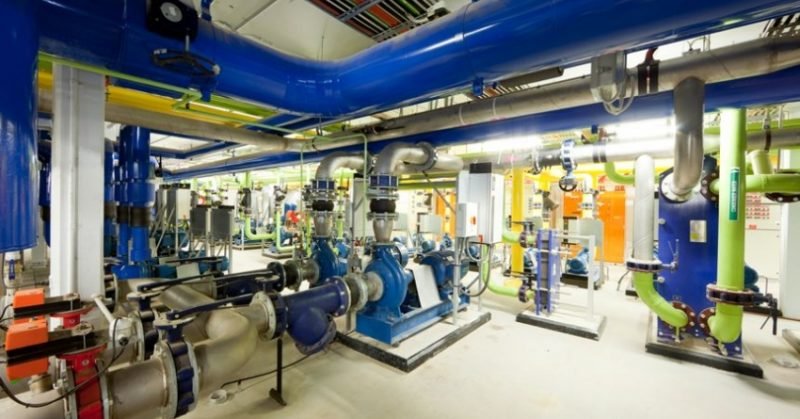 central de agua gelada chiller